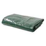Prelată, vidaXL, Pânză cu strat de protecție din PVC, 3 x 3 m, Verde, 650 g/m2